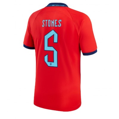 Engleska John Stones #5 Gostujuci Dres SP 2022 Kratak Rukav